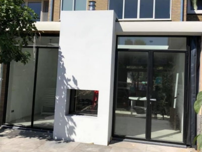 Aanbouw aan een woning